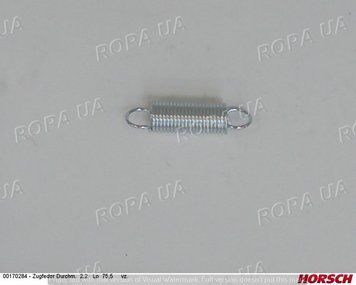 Пружина розтягання 2,2 Lo 75,5 оц. HORSCH 00170284 00170284 фото