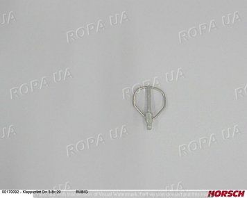 Шплінт з кільцем д. 3.8x 24 x 30 HORSCH 00170092 00170092 фото